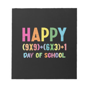 Bloc-note Formule Mathématique 100 Jours D'école Drôle Prof 