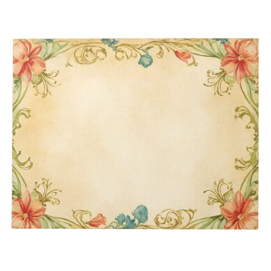 Bloc-note Fournitures pour les produits customizables (Devant)