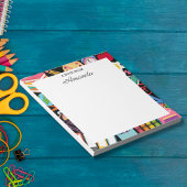 Bloc-note Fournitures scolaires colorées personnalisées Ense