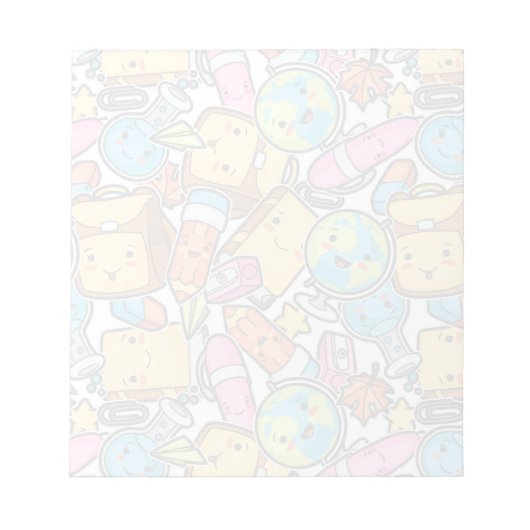 Bloc-note Fournitures scolaires Notes post-it du Motif (Devant)