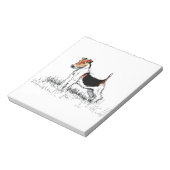 Bloc-note Fox Terrier fier (Tourné)