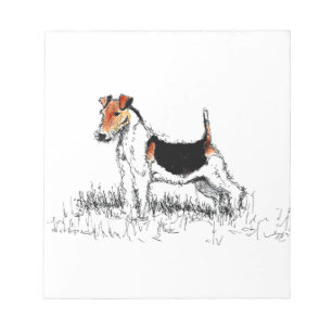 Bloc-note Fox Terrier fier