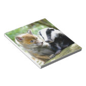 Bloc-note Foxcub & Badger Cute ! (Incliné)