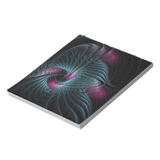 Bloc-note Fractale Fantastique Colorée Abstraite (Tourné)