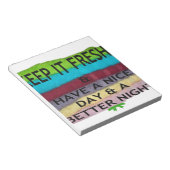 Bloc-note Fraîche et propre : éclat de couleur pour un nouve (Incliné)