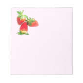 Bloc-note Fraise (Devant)