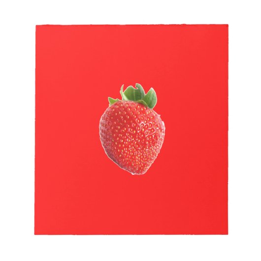 Bloc-note Fraise d'été (Devant)