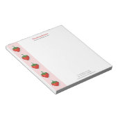 Bloc-note Fraise rouge sucrée (Incliné)