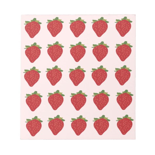 Bloc-note Fraises Fruit Fraises (Devant)