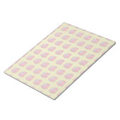 Bloc-note Fraises Sur Les Articles D'Artisanat Or (Incliné)