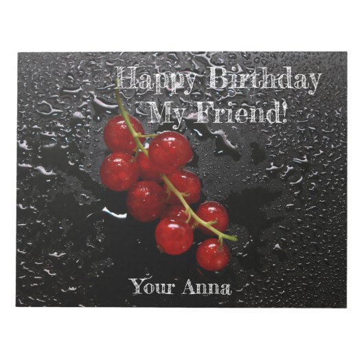 Bloc-note Framboise (Devant)