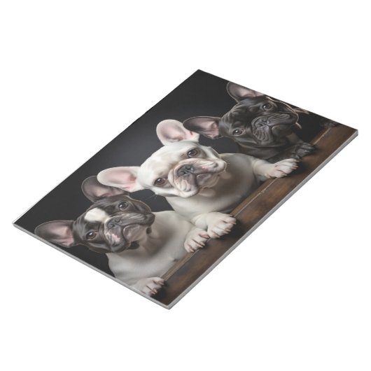 Bloc-note Français Bulldog Animaux Portrait animal Nature Be (Incliné)