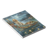 Bloc-note Français Setter Christmas Festive Voyage (Incliné)