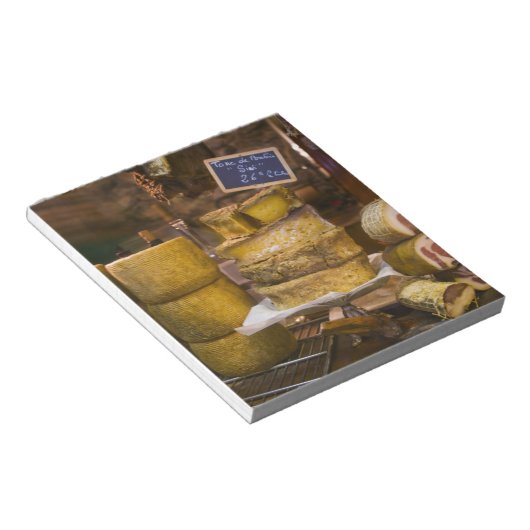 Bloc-note France, Corse. Fromages locaux et charcuterie (Incliné)