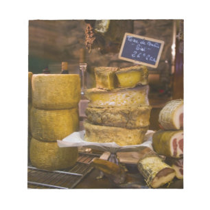 Bloc-note France, Corse. Fromages locaux et charcuterie