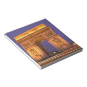 Bloc-note France, Paris, Arc de Triomphe au crépuscule. (Incliné)