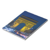 Bloc-note France, Paris. L'Arc de Triomphe et (Tourné)