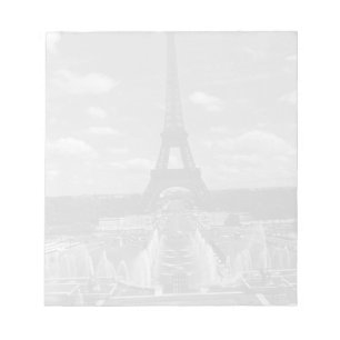 Bloc-note France Vintage Paris Fontaines Tour Eiffel