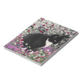 Bloc-note Frappes en Fleurs II - Tuxedo Kitty Cat (Tourné)