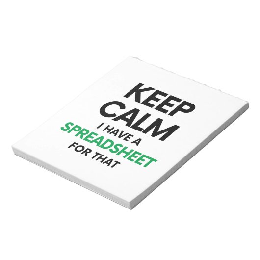 Bloc-note Freak in the Sheets - Tableaux Microsoft Excel (Tourné)