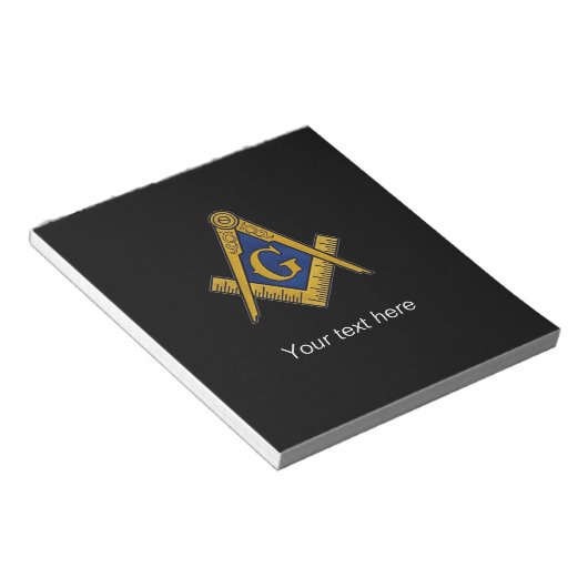Bloc-note Freemason Masonic Square Compass (Incliné)