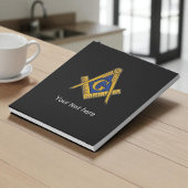 Bloc-note Freemason Masonic Square Compass