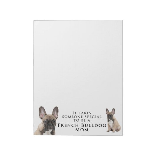 Bloc-note Frenchie Mom Note Pad (Tourné)