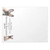 Bloc-note Frenchie Mom Note Pad (Devant)