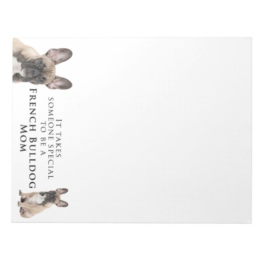 Bloc-note Frenchie Mom Note Pad (Devant)