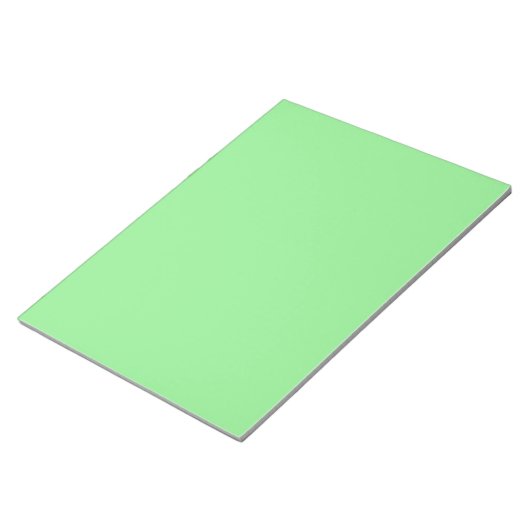 Bloc-note Fresh Light Green Notepad for Everyday Notes (Incliné)