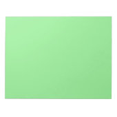 Bloc-note Fresh Light Green Notepad for Everyday Notes (Devant)