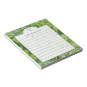 Bloc-note Fresque Green Abstrait Art Custom Idea List (Incliné)