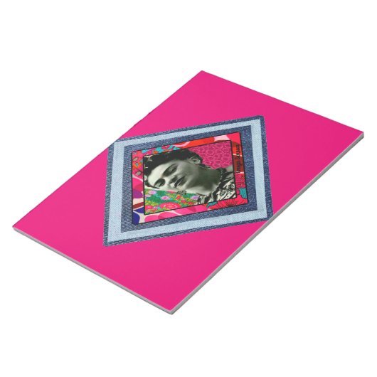 Bloc-note Frida Kahlo Retro Denim Diamond (Incliné)