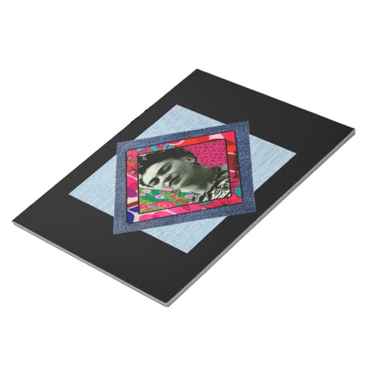Bloc-note Frida Kahlo Retro Pink Denim (Incliné)