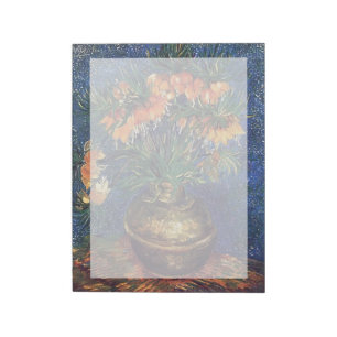 Bloc-note Fritillaires dans un vase de cuivre par Van Gogh