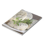 Bloc-note Fromage de chèvre français - chèvre - avec des her (Tourné)