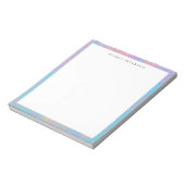 Bloc-note Frontière Abstraite Pastel Mignonne Tendance Perso (Tourné)