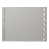 Bloc-note Frontière de baseball (Devant)