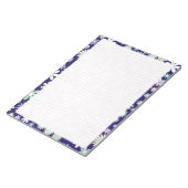 Bloc-note Frontière florale - Papier à règle Pink College 8, (Incliné)