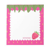 Bloc-note Fruit fraise (Devant)