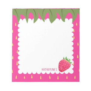 Bloc-note Fruit fraise