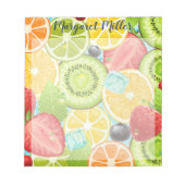 Bloc-note Fruit personnalisé (Devant)