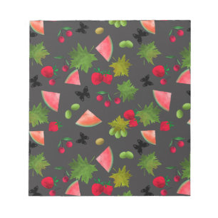 Bloc-note Fruits Fruits Fruits Fruits Fruits Aquarelles Cart