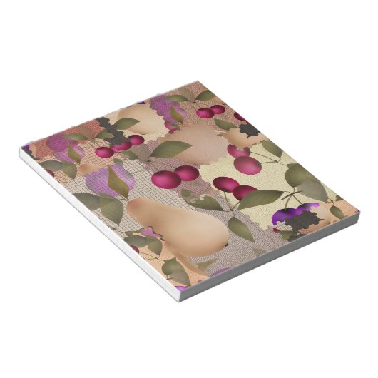 Bloc-note Fruits, patchwork (Incliné)