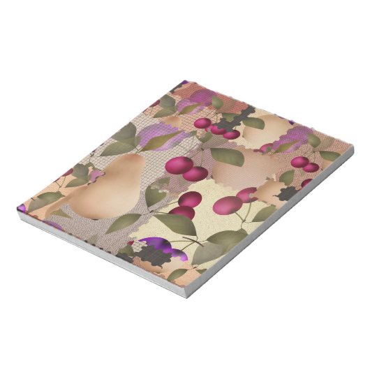 Bloc-note Fruits, patchwork (Tourné)
