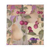 Bloc-note Fruits, patchwork (Devant)