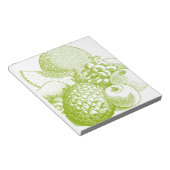 Bloc-note Fruits vintage alimentation saine rétro (Incliné)