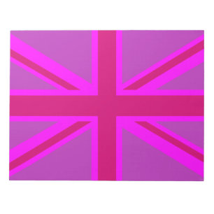 Bloc-note Fuchsia Union Jack