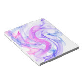 Bloc-note Fumée Abstraite sur l'eau (Incliné)