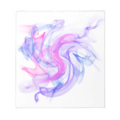 Bloc-note Fumée Abstraite sur l'eau (Devant)